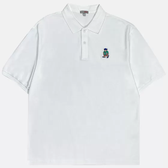 SPAO T-Shirt- Men Short Sleeve Embroidery Polo Shirt SPLCD38C01