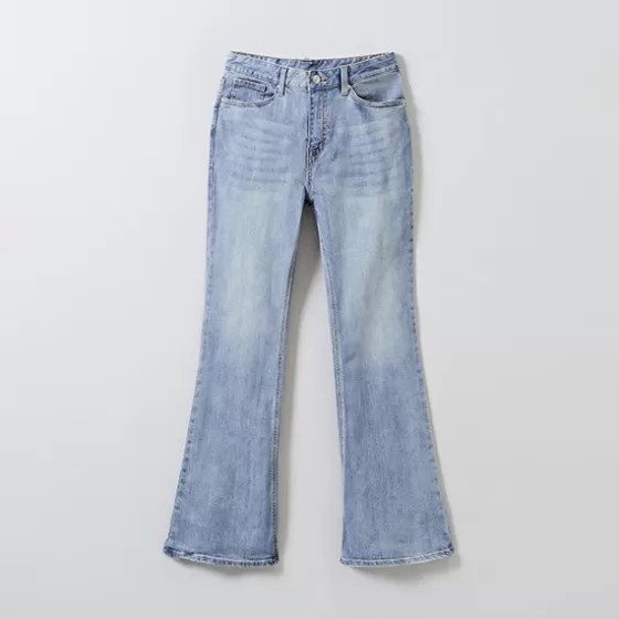 SPAO Pants | Denim Pants- Women Bootcut Denim SPTJE25G61 Indigo