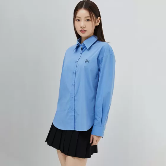 SPAO Shirts L Blouses- Women Long Sleeve Embroidery Shirt SPBWD49W04